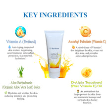 Load image into Gallery viewer, Retinol Vitamin C Face Wash Key Ingredients