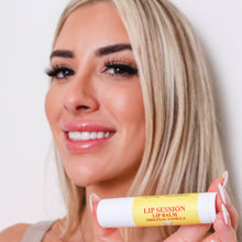 Load image into Gallery viewer, Lip Session Vanilla Lip Balm Big Stick With Model