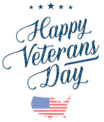 Happy Veterans Day - We Thank You!